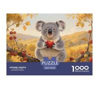 Jigsaw Puzzles Koala 1000 Piece Challenge Toy for Adults,Autumn Orchard Impossible Jigsaw Puzzles 1000 Pieces Educational Game Home Decoration 70x50cm/1000pcs