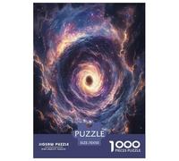 Jigsaw Puzzles Mysterious Black Hole Challenging Puzzles Home Decor Impossible Hard Celestial Bodies Stress Relief Toy Jigsaw Puzzle 1000 Pieces for Boys Girls 70x50cm/1000pcs