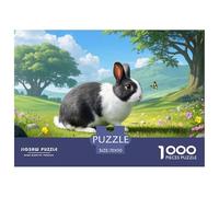 Jigsaw Puzzles Netherland Dwarf 1000 Piece Challenge Toy for Adults,Spring Forest Landscape Impossible Jigsaw Puzzle 1000 Piece Educational Game for Adults Or Families 70x50cm/1000pcs