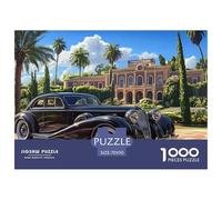 Jigsaw Puzzles Old Style Sedan 1000 Piece Challenge Game for Adults,Vintage Car Impossible Jigsaw Puzzle 1000 Piece Educational Games for Adults Or Families 70x50cm/1000pcs