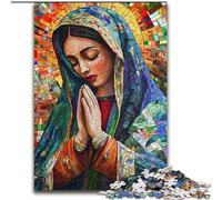 Jigsaw Puzzles Our Lady of Guadalupe Praying Difficult Puzzles for Adults 26X38CM Perfect for Teenagers & Collectors, Ideal Home Decor & Travel Gift