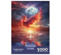 Jigsaw Puzzles Phoenix Challenging Home Decor Impossible Hard Fantasy Creatures Stress Relief Toy 1000 Pieces for Boys Girls 38x26cm/1000pcs