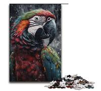 Jigsaw Puzzles Pieces for Adults Colorful Parrot Portrait Puzzles for Adults Challenging Brain Teaser for Teenagers Family Game Night Fun 1000 PCS(75x50cm)