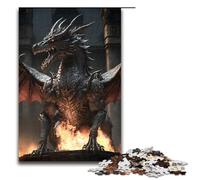 Jigsaw Puzzles Pieces for Adults Draconic Puzzles for Adults Challenging Brain Teaser for Teenagers Family Game Night Fun 1000 PCS(75x50cm)