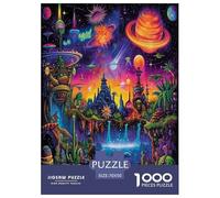 Jigsaw Puzzles Planet Art Fantasy Challenging Intellectual Game Family Astronomy Development Toys 1000 Piece for Kids And Adults 70x50cm/1000pcs