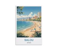 Jigsaw Puzzles,Salou Spain for Adult Educational Game Challenge Toy 2000 Pieces Puzzle for Adults Kids.Educational Games Home Decoration 100x70CM