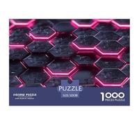 Jigsaw Puzzles - Three-dimensional Honeycomb Block Artistic Vision, Puzzles for Adults, Home Decoration, for Adults Or Families Fit Together Perfectly 52x38cm/1000pcs
