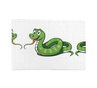 Jigsaw Puzzles1000 Piece Broleo A Happy Year of The Snake Printing Educational Intellectual Wooden Puzzles, Fun Puzzles, Stress Relieving Puzzles