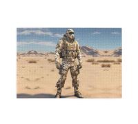 Jigsaw Puzzles1000 Piece Broleo Desert Camo Printing Educational Intellectual Wooden Puzzles, Fun Puzzles, Stress Relieving Puzzles