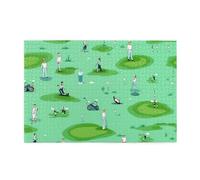 Jigsaw Puzzles1000 Piece Broleo Golf On The Lawn Printing Educational Intellectual Wooden Puzzles, Fun Puzzles, Stress Relieving Puzzles