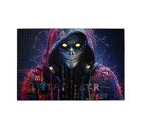 Jigsaw Puzzles1000 Piece Broleo Hacker Era Printing Educational Intellectual Wooden Puzzles, Fun Puzzles, Stress Relieving Puzzles