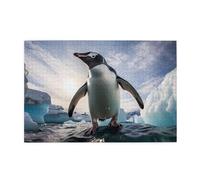 Jigsaw Puzzles1000 Piece Broleo Penguins Printing Educational Intellectual Wooden Puzzles, Fun Puzzles, Stress Relieving Puzzles