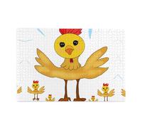 Jigsaw Puzzles1000 Piece Broleo Rooster in The Square Printing Educational Intellectual Wooden Puzzles, Fun Puzzles, Stress Relieving Puzzles