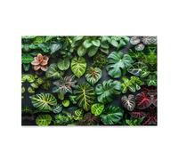 Jigsaw Puzzles1000 Piece Broleo Various Leaves Printing Educational Intellectual Wooden Puzzles, Fun Puzzles, Stress Relieving Puzzles
