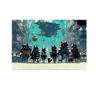Jigsaw Puzzles1000 Piece Broleo Werewolf On The Street Printing Educational Intellectual Wooden Puzzles, Fun Puzzles, Stress Relieving Puzzles