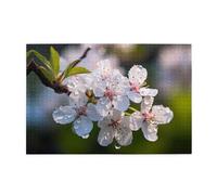 Jigsaw Puzzles1000 Piece Broleo White Pear Blossom Printing Educational Intellectual Wooden Puzzles, Fun Puzzles, Stress Relieving Puzzles