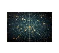 Jigsaw Puzzles1000 Piece Broleo Zodiac Constellation Space Printing Educational Intellectual Wooden Puzzles, Fun Puzzles, Stress Relieving Puzzles