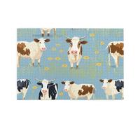 Jigsaw Puzzles1000 Piece Hytter Cattle Farm Sanctuary Pattern Educational Intellectual Wooden Puzzles, Fun Puzzles, Stress Relieving Game
