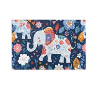 Jigsaw Puzzles1000 Piece Hytter Cheerful Elephant Pattern Educational Intellectual Wooden Puzzles, Fun Puzzles, Stress Relieving Game