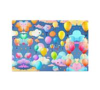 Jigsaw Puzzles1000 Piece Hytter Colorful Balloons Pattern Educational Intellectual Wooden Puzzles, Fun Puzzles, Stress Relieving Game