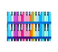 Jigsaw Puzzles1000 Piece Hytter Colorful Piano Keyboard Music Note Pattern Educational Intellectual Wooden Puzzles, Fun Puzzles, Stress Relieving Game