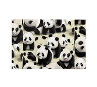 Jigsaw Puzzles1000 Piece Hytter Giant Pandas Taking A Walk Pattern Educational Intellectual Wooden Puzzles, Fun Puzzles, Stress Relieving Game