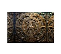 Jigsaw Puzzles1000 Piece Hytter Mayan Calendar End of The World Pattern Educational Intellectual Wooden Puzzles, Fun Puzzles, Stress Relieving Game