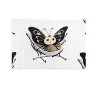 Jigsaw Puzzles1000 Piece Hytter Moth in The Cradle Pattern Educational Intellectual Wooden Puzzles, Fun Puzzles, Stress Relieving Game