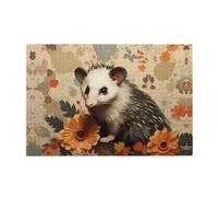 Jigsaw Puzzles1000 Piece Hytter Opossum Pattern Pattern Educational Intellectual Wooden Puzzles, Fun Puzzles, Stress Relieving Game