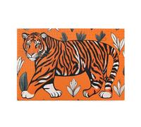 Jigsaw Puzzles1000 Piece Hytter Orange Tiger Leopard Pattern Educational Intellectual Wooden Puzzles, Fun Puzzles, Stress Relieving Game