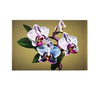 Jigsaw Puzzles1000 Piece Hytter Orchid Pattern Educational Intellectual Wooden Puzzles, Fun Puzzles, Stress Relieving Game