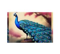 Jigsaw Puzzles1000 Piece Hytter Oriental Peacock On Flower Tree Pattern Educational Intellectual Wooden Puzzles, Fun Puzzles, Stress Relieving Game