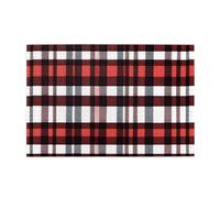 Jigsaw Puzzles1000 Piece Hytter Red Black Buffalo Check Plaid Pattern Pattern Educational Intellectual Wooden Puzzles, Fun Puzzles, Stress Relieving Game