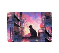 Jigsaw Puzzles1000 Piece Hytter Silent Kitten Back Pattern Educational Intellectual Wooden Puzzles, Fun Puzzles, Stress Relieving Game