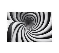 Jigsaw Puzzles1000 Piece Hytter Spiral Optical Illusion GIF Pattern Educational Intellectual Wooden Puzzles, Fun Puzzles, Stress Relieving Game