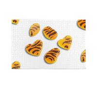 Jigsaw Puzzles1000 Piece Hytter Tiger Stripe Gummy Candy Pattern Educational Intellectual Wooden Puzzles, Fun Puzzles, Stress Relieving Game