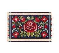 Jigsaw Puzzles1000 Piece Hytter Ukrainian Embroidery Style Rose Pattern Educational Intellectual Wooden Puzzles, Fun Puzzles, Stress Relieving Game