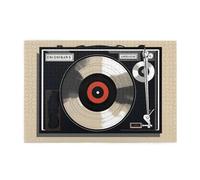 Jigsaw Puzzles1000 Piece Hytter Vintage Vinyl Record Pattern Educational Intellectual Wooden Puzzles, Fun Puzzles, Stress Relieving Game