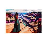 Jigsaw Puzzles1000 Piece Jkiegoq Beauty Grand Canyon Printed Educational Intellectual Wooden Puzzles, Fun Puzzles, Stress Relieving Game