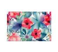 Jigsaw Puzzles1000 Piece Mjhkxlj Watercolor Floral Pattern Picture Quality Wooden Puzzle for Adults and Kids, Fun Puzzles, Stress Relieving Puzzles
