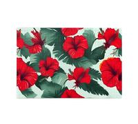 Jigsaw Puzzles1000 Piece Whjdpp Beautiful Hibiscus Flowers Picture Educational Intellectual Wooden Puzzles, Fun Puzzles, Stress Relieving Game