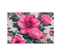 Jigsaw Puzzles1000 Piece Whjdpp Beautiful Vintage Pink Flower Picture Educational Intellectual Wooden Puzzles, Fun Puzzles, Stress Relieving Game