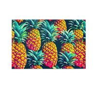Jigsaw Puzzles1000 Piece Whjdpp Colorful Pineapple Picture Educational Intellectual Wooden Puzzles, Fun Puzzles, Stress Relieving Game