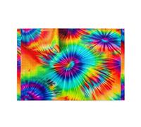 Jigsaw Puzzles1000 Piece Whjdpp Colorful Tie Dye Picture Educational Intellectual Wooden Puzzles, Fun Puzzles, Stress Relieving Game