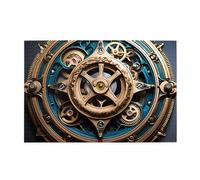 Jigsaw Puzzles1000 Piece Whjdpp Cool Steampunk Gears Pattern Educational Intellectual Wooden Puzzles, Fun Puzzles, Stress Relieving Puzzles
