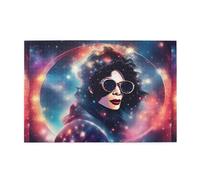 Jigsaw Puzzles1000 Piece Whjdpp Cosmic Shining Planet Picture Educational Intellectual Wooden Puzzles, Fun Puzzles, Stress Relieving Game