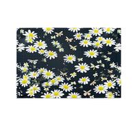 Jigsaw Puzzles1000 Piece Whjdpp Curving Chamomile Flowers Flying Butterflies Picture Educational Intellectual Wooden Puzzles, Fun Puzzles, Stress Relieving Game