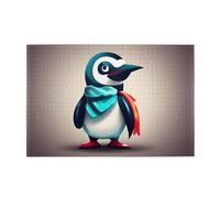 Jigsaw Puzzles1000 Piece Whjdpp Cute Penguin Picture Educational Intellectual Wooden Puzzles, Fun Puzzles, Stress Relieving Game