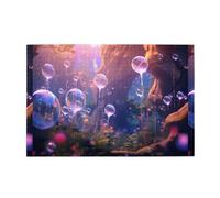 Jigsaw Puzzles1000 Piece Whjdpp Dreamy Bubbles Pattern Educational Intellectual Wooden Puzzles, Fun Puzzles, Stress Relieving Puzzles