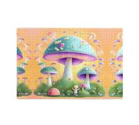 Jigsaw Puzzles1000 Piece Whjdpp Fantasy Mushroom Picture Educational Intellectual Wooden Puzzles, Fun Puzzles, Stress Relieving Game